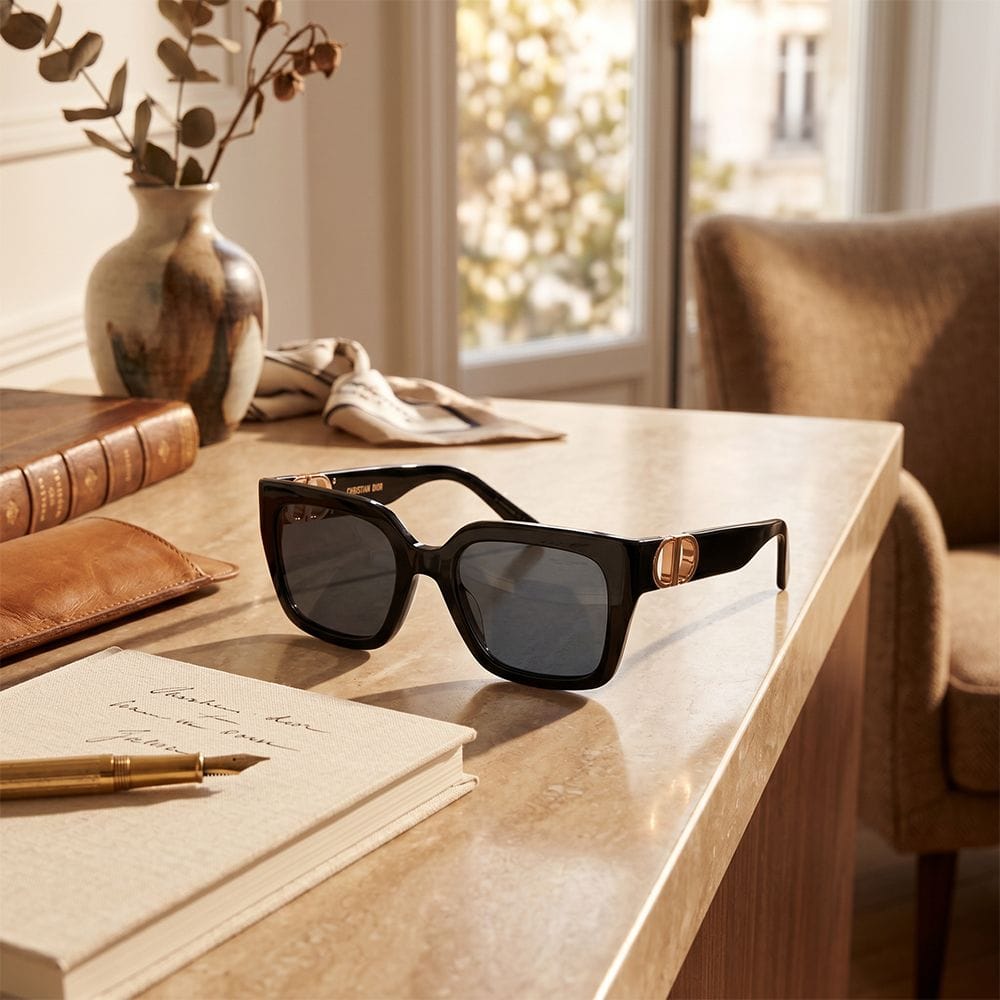 Dior CD40127U Cat-Eye Sunglasses – Sculpted Acetate Frame, Dark UV Protection Lenses, Luxury Designer Eyewear for Women | 192337142888