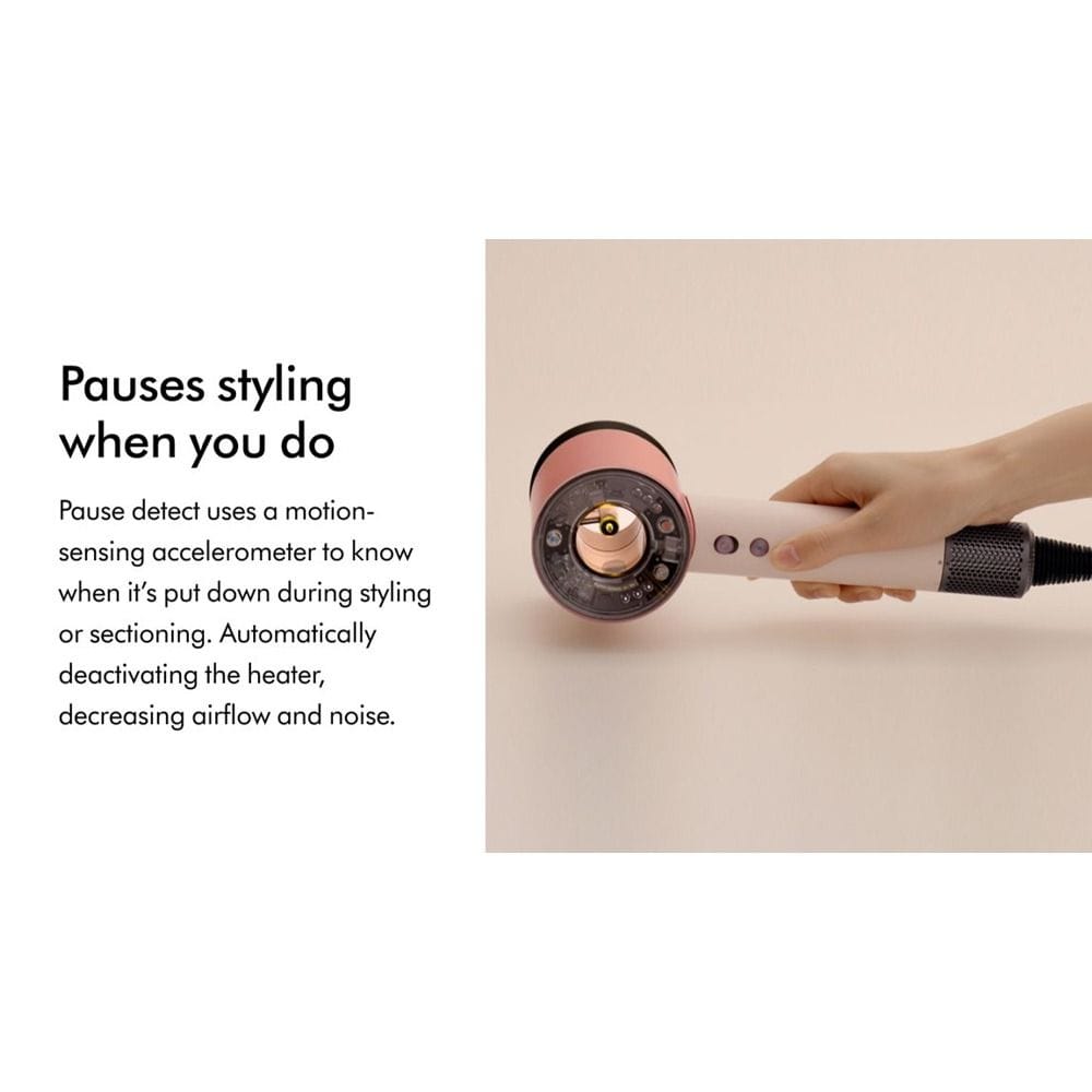 Dyson Supersonic Nural Hair Dryer, Scalp Protect Mode, Attachment Learning, Intelligent Heat Control & Fast Drying Technology | Ceramic Pink/Rose Gold - HD16 T1/T2