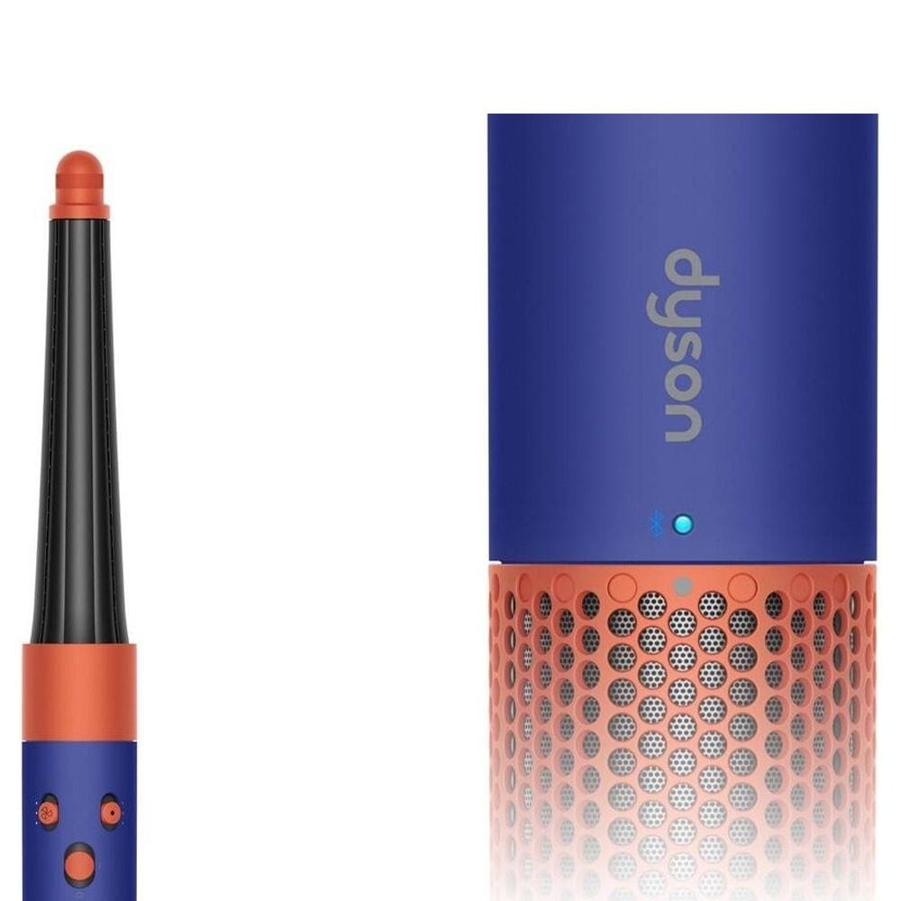Dyson Airwrap Multi-Styler & Dryer for Curly+Coily Hair, i.d. Curl Technology, Bluetooth Enabled, Fast Dryer & Styling Attachments | Vinca Blue/Topaz - HS08