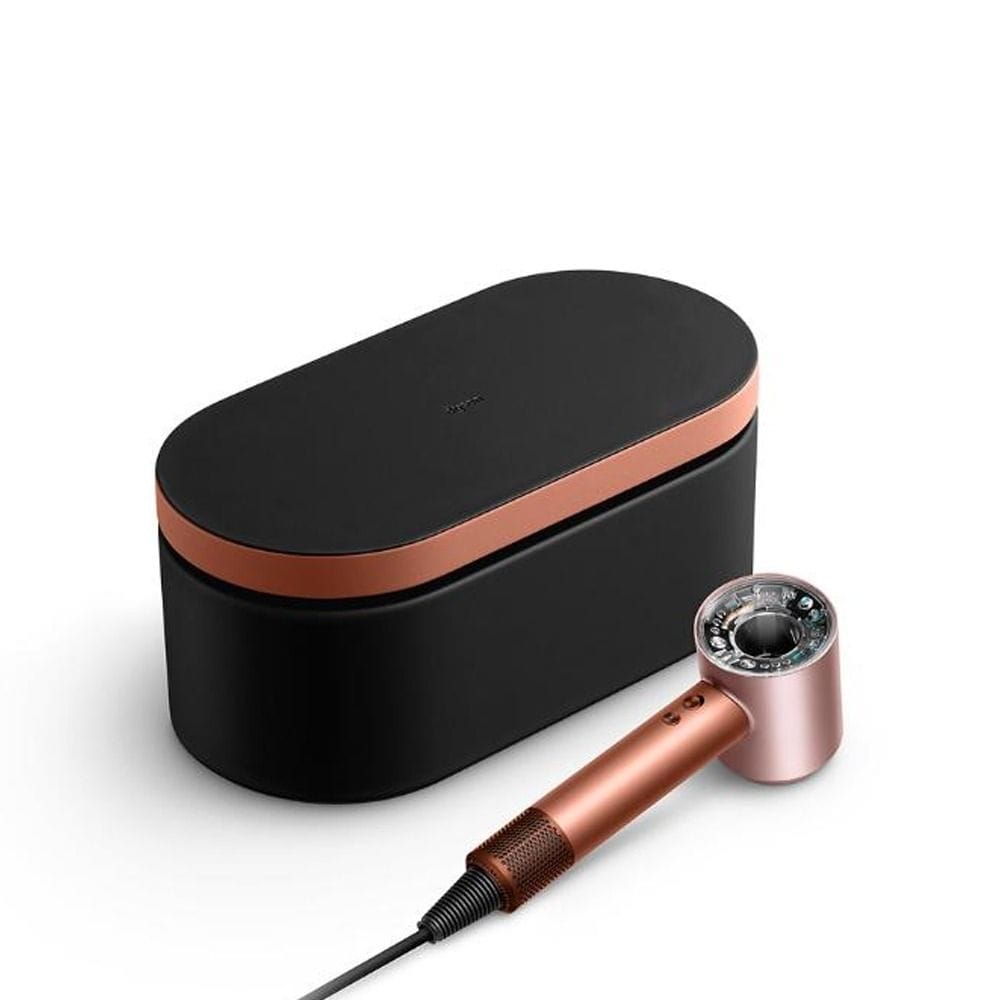Dyson Supersonic Nural Hair Dryer for Curly+Coily Hair, Scalp Protect Mode, Intelligent Heat Control, Fast Drying & Attachment Learning | Amber Silk - 143714-01