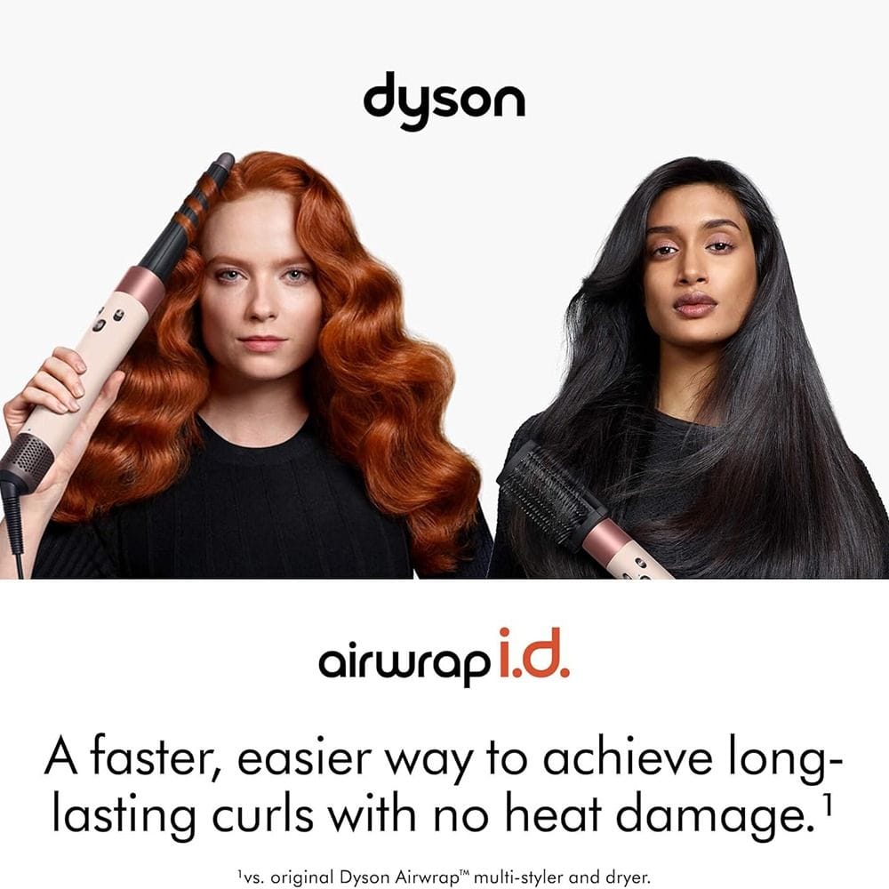 Dyson Airwrap Multi-Styler & Dryer, 1300W Digital Motor, Coanda Air Styling, Intelligent Heat Control & Multiple Attachments | Ceramic Pink/Rose Gold - HS08 T1/T2