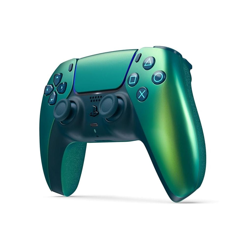 Sony PlayStation 5 DualSense Wireless Controller with Haptic Feedback, Adaptive Triggers, Built-in Microphone & Signature Comfort Design | Chrome Teal - 711719587569