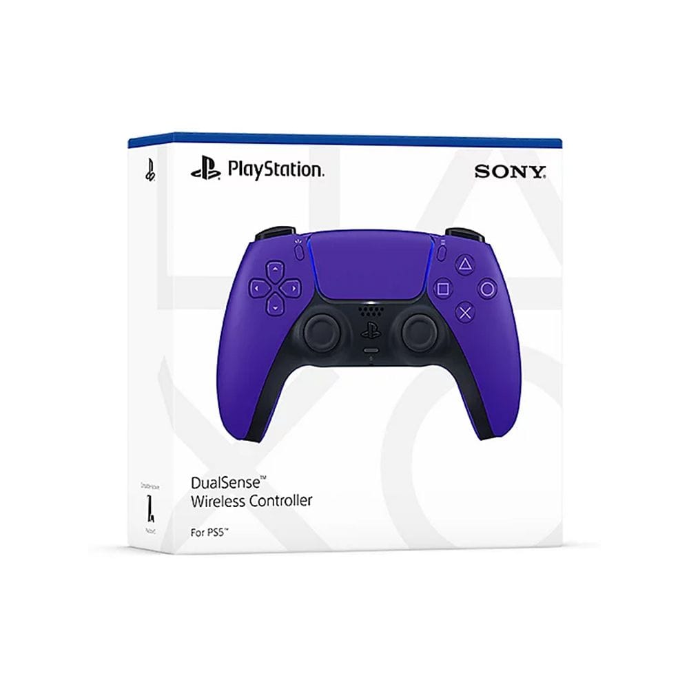 Sony PlayStation 5 DualSense Wireless Controller with Haptic Feedback, Adaptive Triggers, Built-In Microphone & Motion Sensor | Galactic Purple - 711719023081