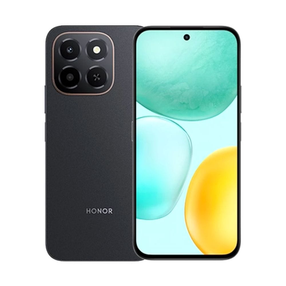 Honor X6c Smartphone, 6GB RAM, 128GB Storage, 6.61-Inch 120Hz Display, 50MP AI Camera, 5300mAh Battery & Side Fingerprint Sensor | Black