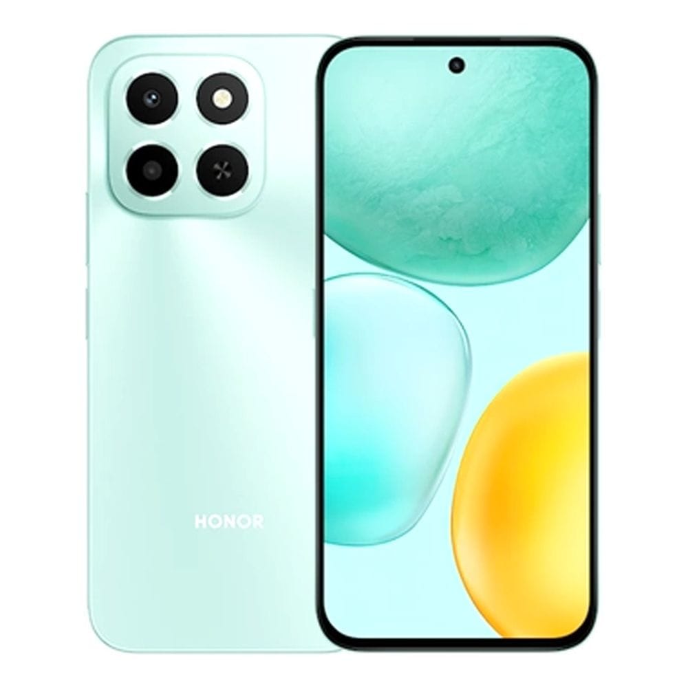 Honor X6c Smartphone, 6GB RAM, 128GB Storage, 6.61-Inch 120Hz Display, 50MP AI Camera, 5300mAh Battery & Side Fingerprint Sensor | Ocean Cyan