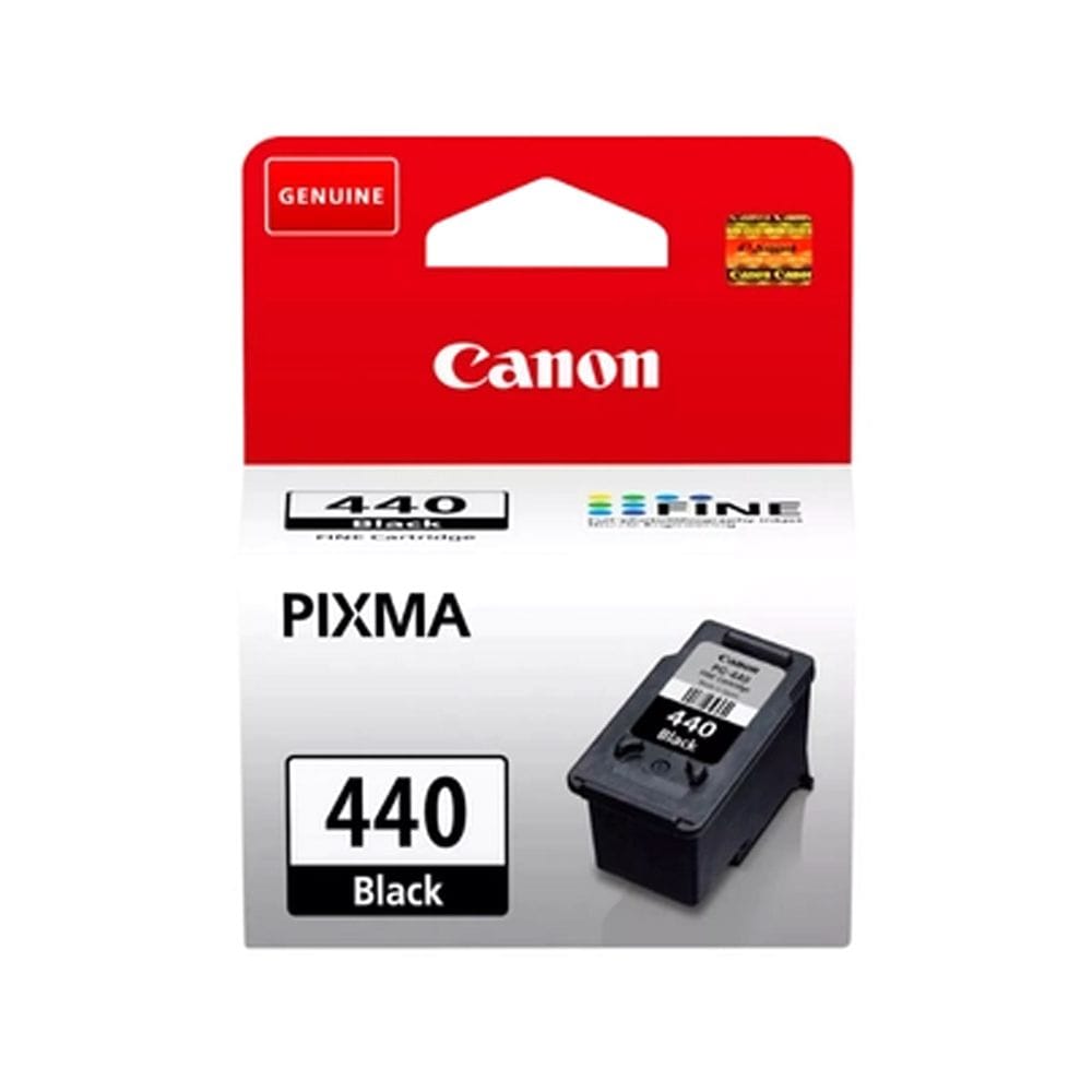 Canon PG-440 Black Ink Cartridge, Genuine Canon Ink, Up to 180 Pages Yield, Sharp Document Printing & PIXMA Printer Compatibility | Black - 4960999782362
