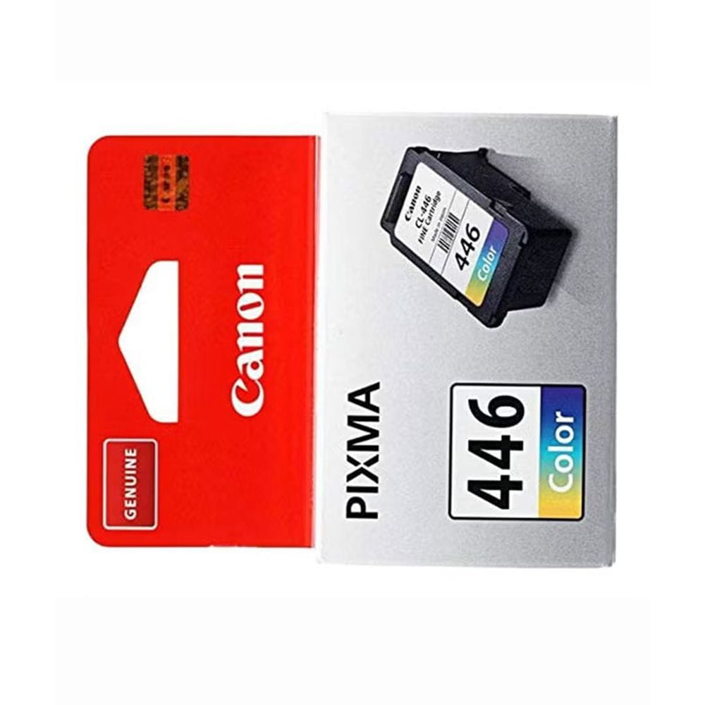 Canon CL-446 Color Ink Cartridge, Genuine Canon Tri-Color Ink, Sharp Color Documents & PIXMA Printer Compatibility | Cyan/Magenta/Yellow - 4960999974484