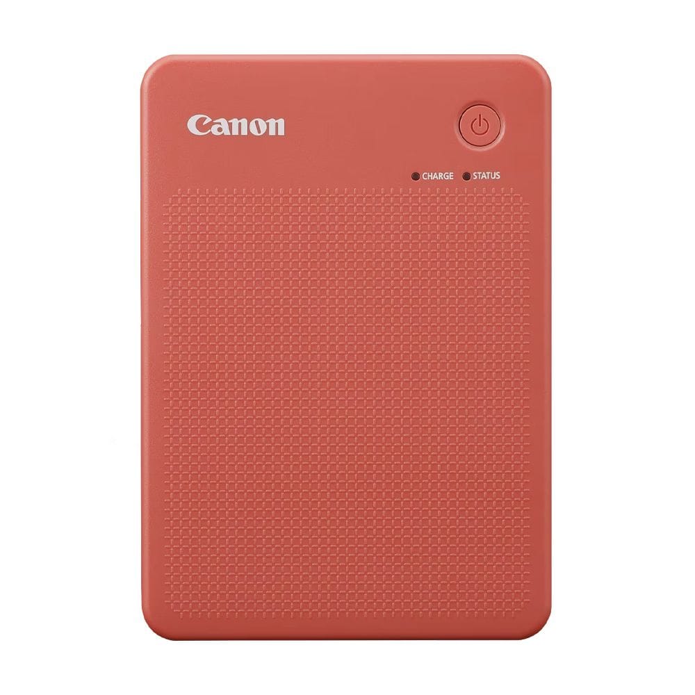 Canon SELPHY QX20 Portable Photo Printer, Wi-Fi Connectivity, Dye-Sublimation Printing, Smartphone Photo Printing & Borderless Square Photos | Terracotta Red - 4549292238464