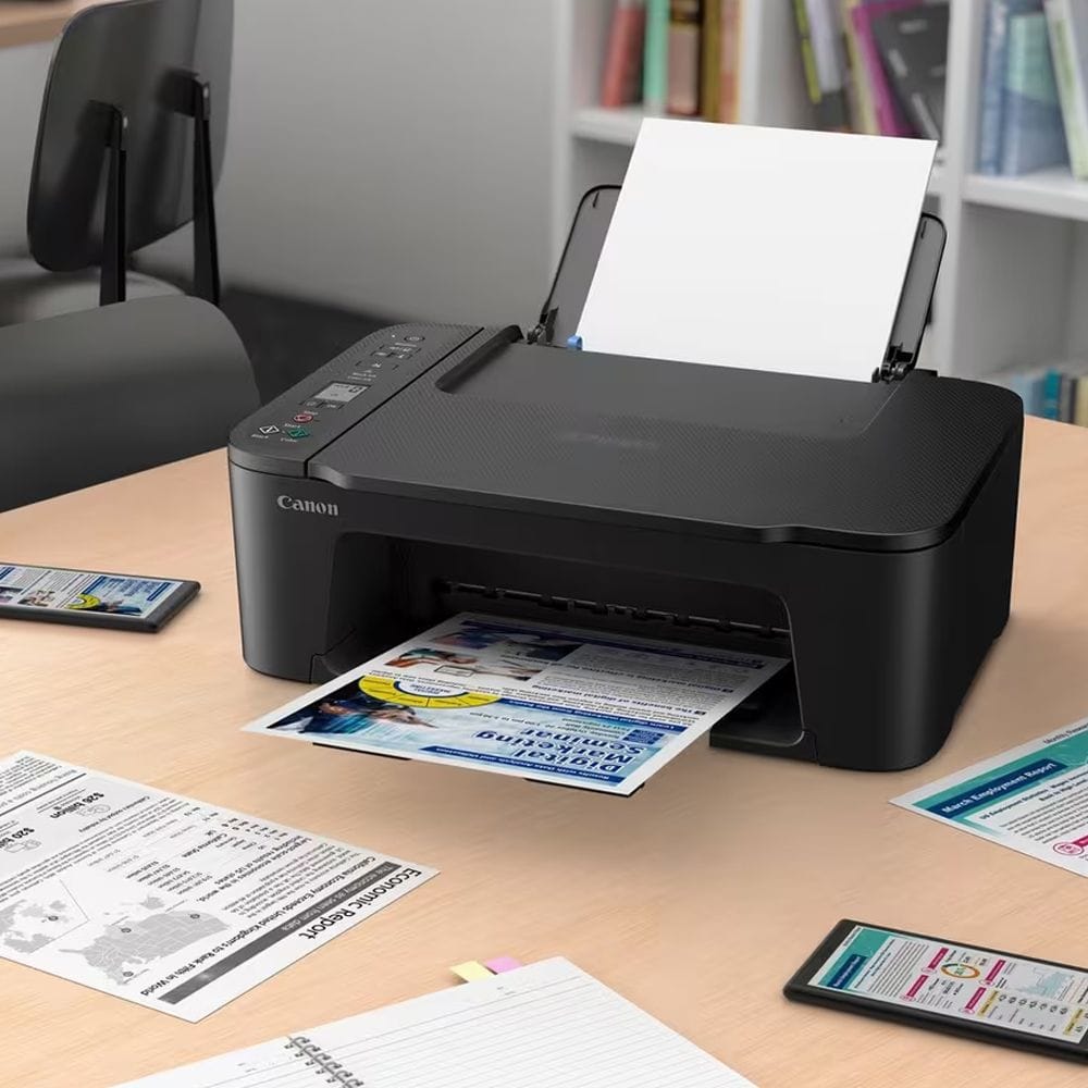 Canon PIXMA TS3640 All-in-One Wireless Printer, Print Scan Copy, Wi-Fi Connectivity, Mobile Printing, Compact Design & Easy Setup | Black - 4549292234046