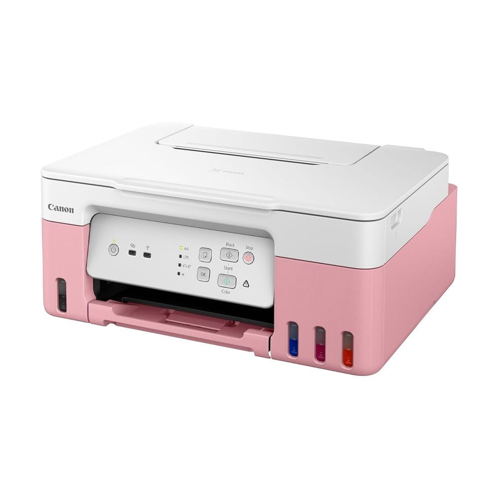 Canon PIXMA G3430 Ink Tank All-in-One Wireless Printer, Print Scan Copy, Refillable MegaTank System, Wi-Fi Connectivity & High Page Yield | Purple - 4549292233766