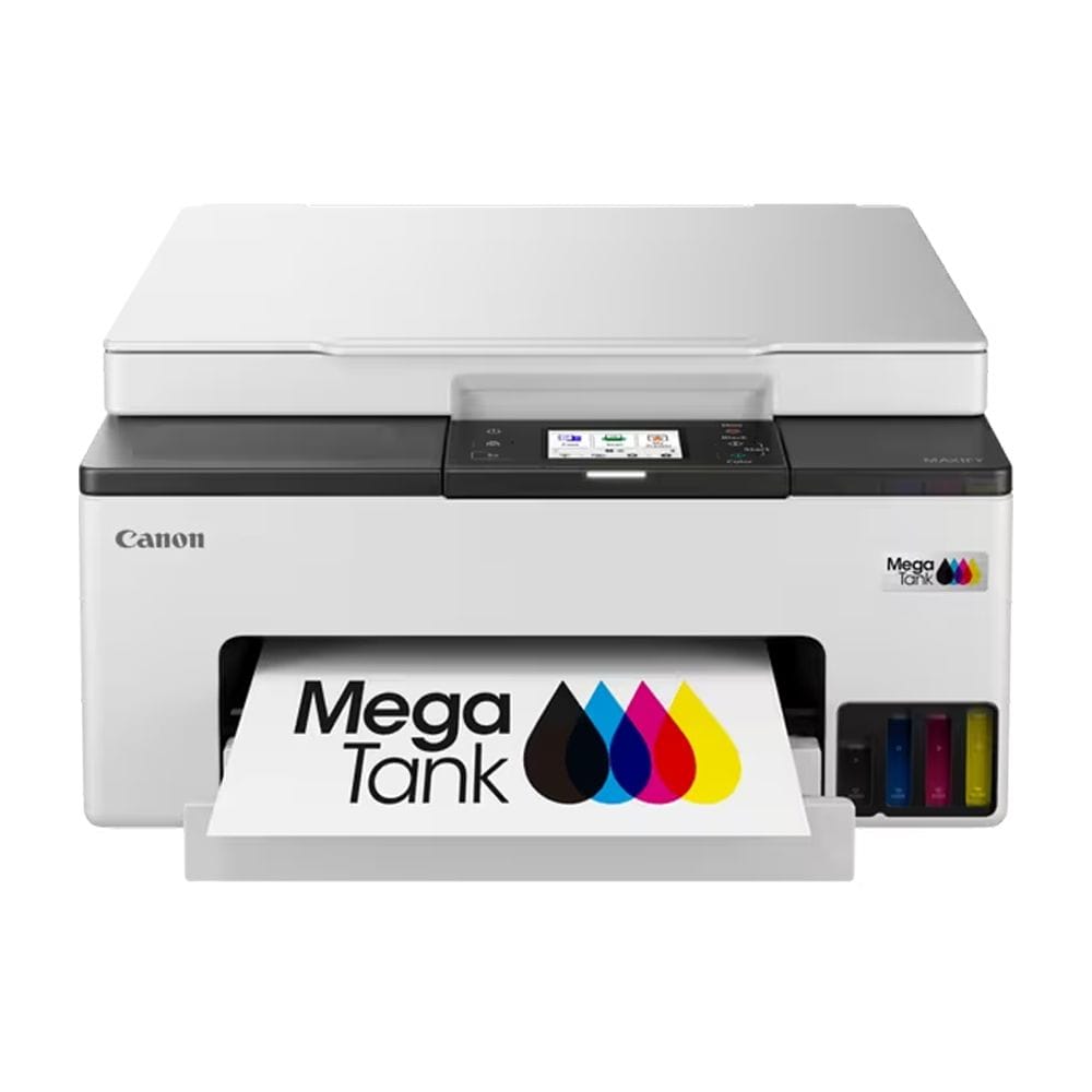 Canon MAXIFY GX1040 Ink Tank Printer, Print Copy Scan, Wi-Fi & Ethernet Connectivity, Cloud Printing & MegaTank System | White - 4549292219623