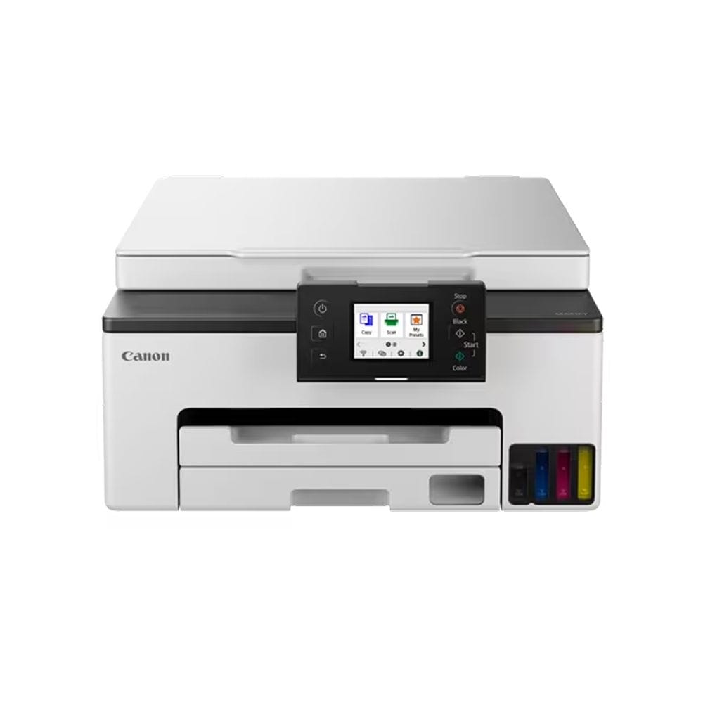 Canon MAXIFY GX1040 Ink Tank Printer, Print Copy Scan, Wi-Fi & Ethernet Connectivity, Cloud Printing & MegaTank System | White - 4549292219623