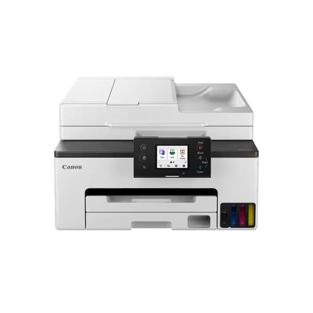 Canon MAXIFY GX2040 Ink Tank Printer, Print Scan Copy Fax, MegaTank Refillable System, Wi-Fi Connectivity & Auto Document Feeder | White - 4549292219739