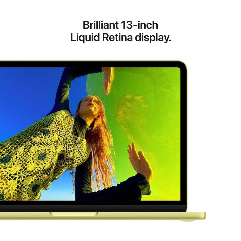 Apple MacBook Neo 13 Laptop, A18 Pro Chip, 6-Core CPU, 5-Core GPU, 8GB RAM, 512GB SSD, Liquid Retina Display & Apple Intelligence | Citrus - MHFE4AB/A