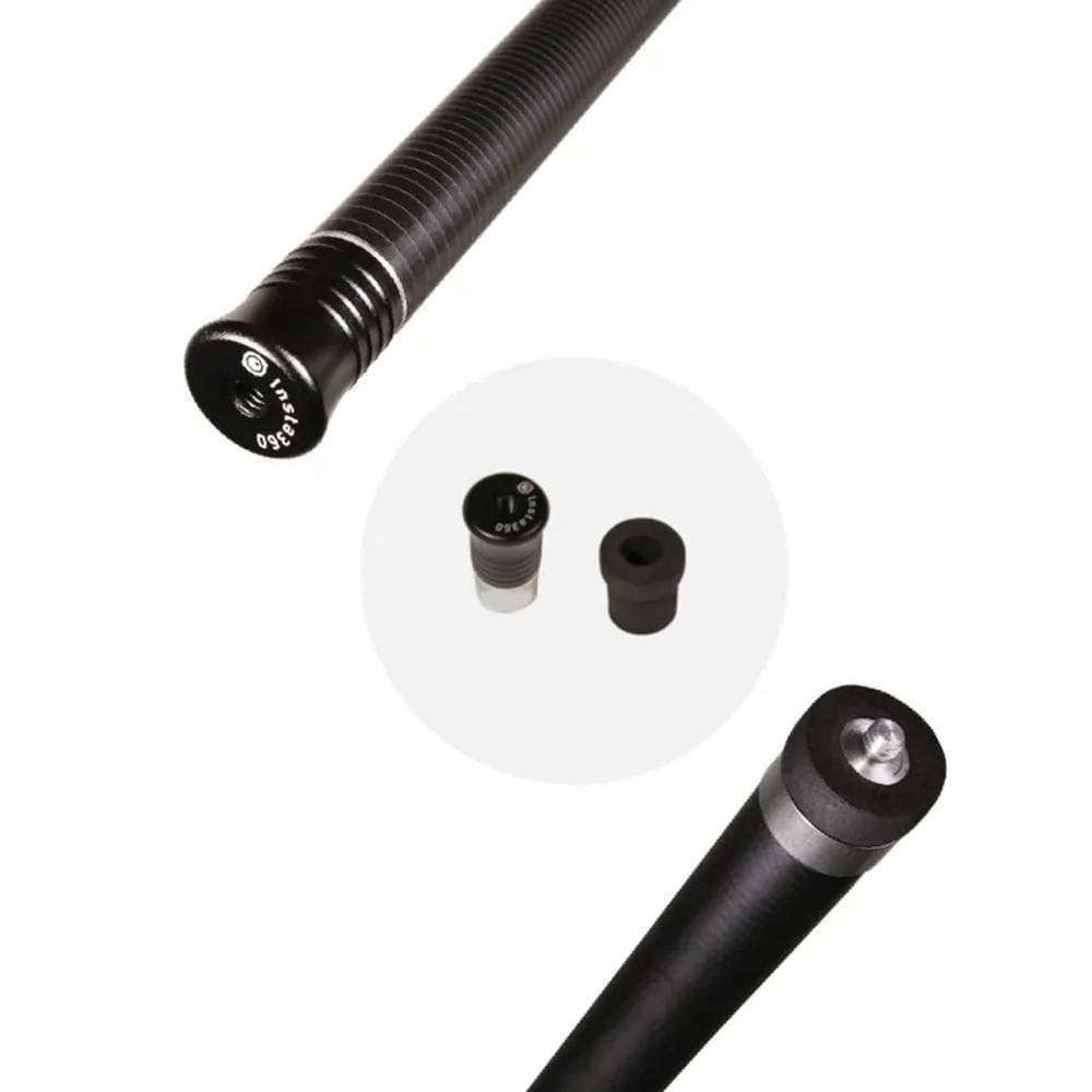 Insta360 Extended Edition Selfie Stick, 3m Carbon Fiber Selfie Stick, Invisible Selfie Stick Effect, Smooth Adjustable Length & Lightweight Design | Black - 6970357852611
