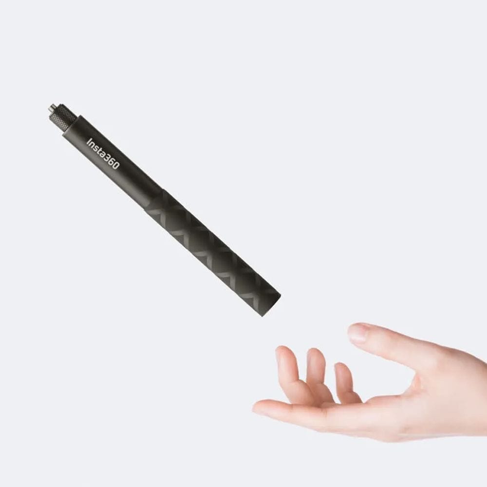 Insta360 Invisible Selfie Stick 114cm, Automatic Invisible Effect, Lightweight Portable Design, Durable Extension Pole & 360 Camera Compatibility | Black - 6970357854684