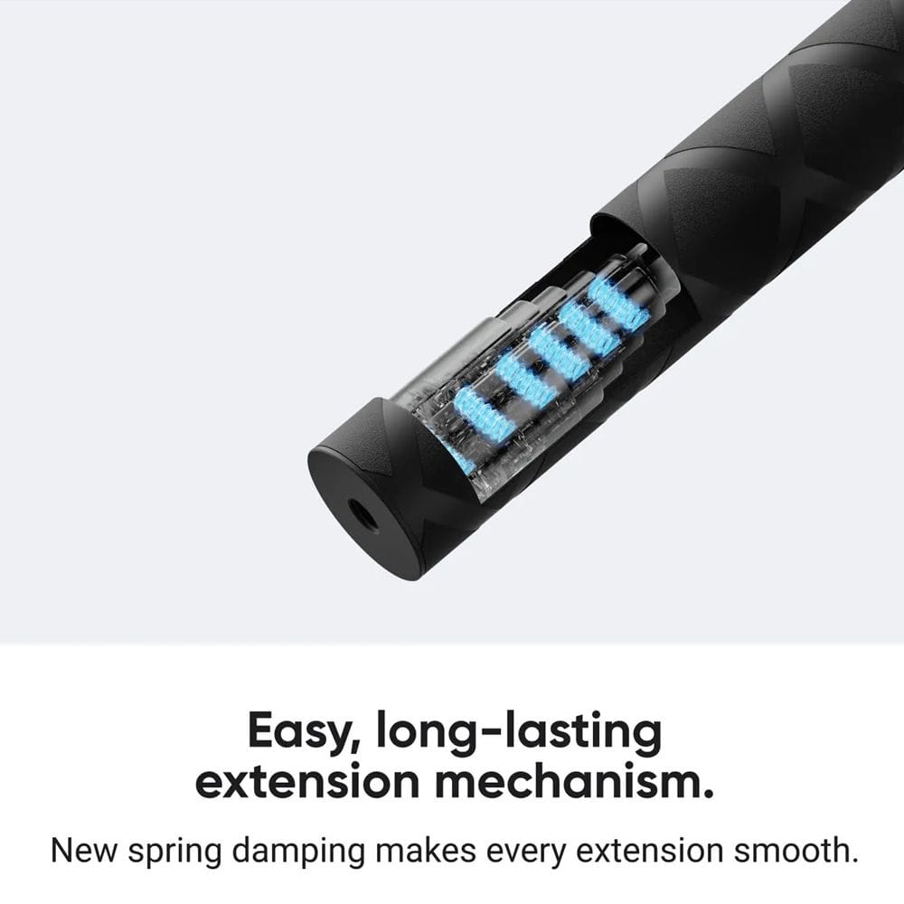 Insta360 Invisible Selfie Stick 114cm, Automatic Invisible Effect, Lightweight Portable Design, Durable Extension Pole & 360 Camera Compatibility | Black - 6970357854684