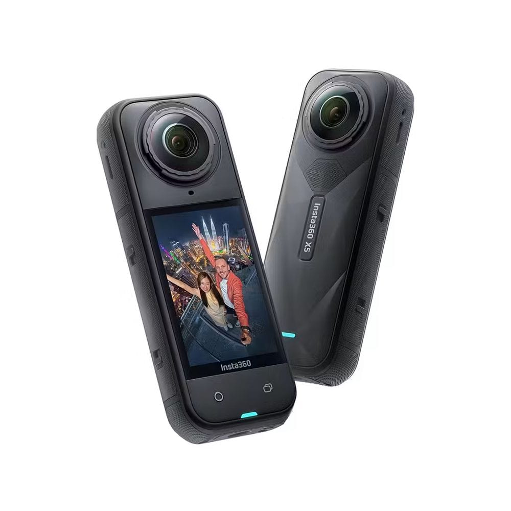 Insta360 X5 360 Action Camera, 8K 360° Video, 72MP Photos, 1/1.28-Inch Sensors, Replaceable Lenses & 185-Min Battery Life | Black - 6977644761441