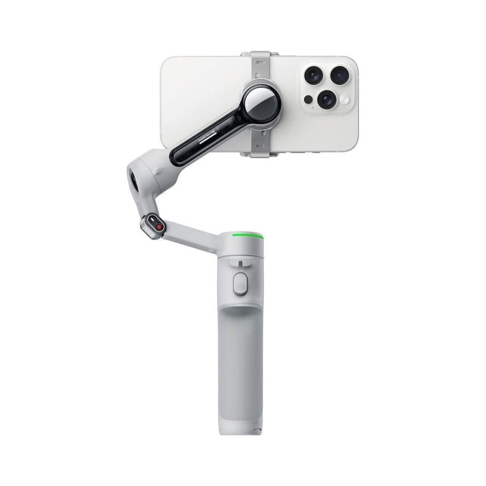 Insta360 Flow 2 Pro Creator Bundle Smartphone Gimbal, 3-Axis Stabilization, Deep Track 3.0, Built-In Selfie Stick & Tripod, Gesture Control | Stone Gray - 6970357859252