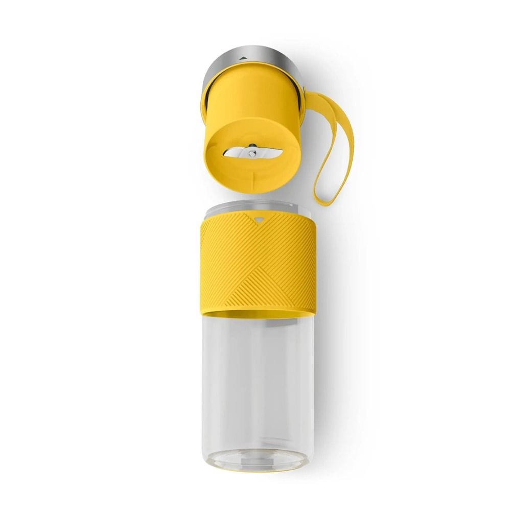 Moulinex Lightmix Portable Blender 300ml, Dishwasher Safe Jar, Powerful Battery, Incredible Results In Just 40 Seconds - Yellow - LM1C0210