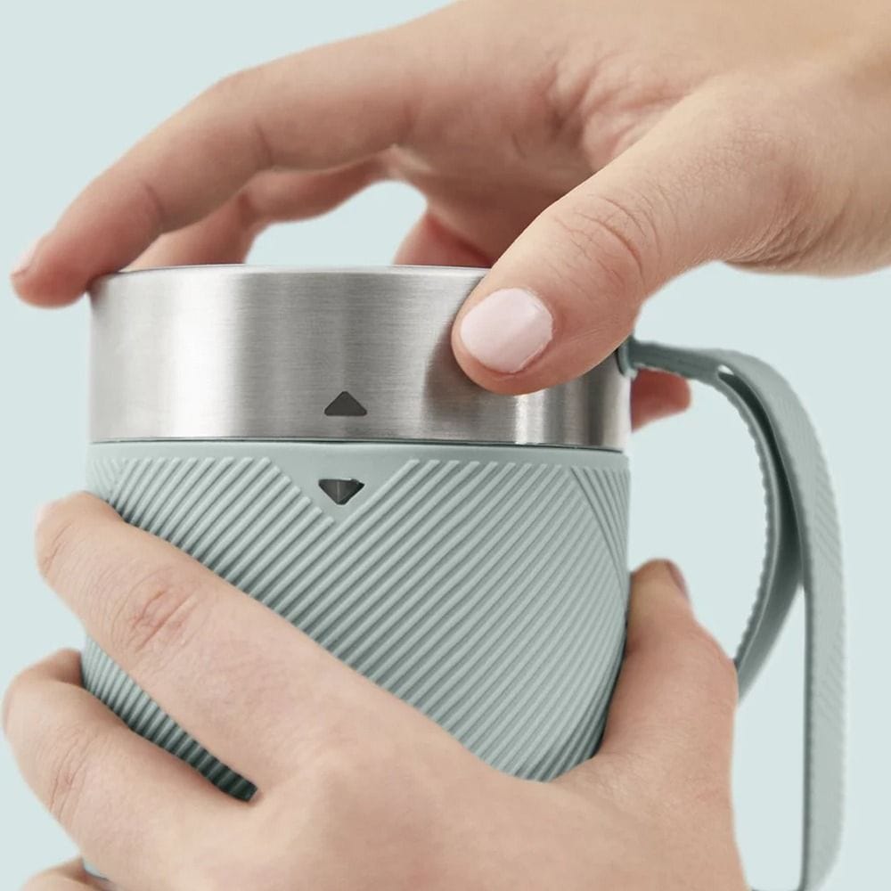 Moulinex Lightmix Portable Blender 300ml, Dishwasher Safe Jar, Powerful Battery, Incredible Results In Just 40 Seconds - Light Green - LM1C0410