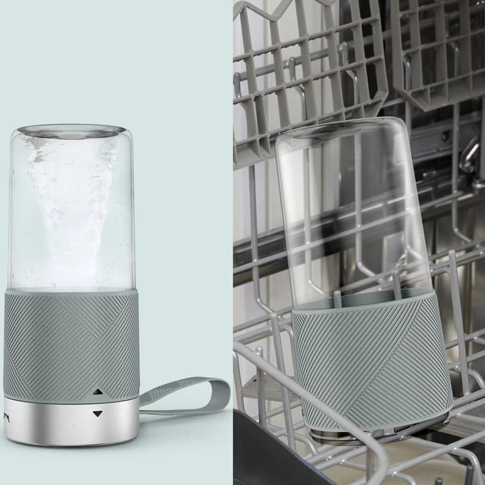 Moulinex Lightmix Portable Blender 300ml, Dishwasher Safe Jar, Powerful Battery, Incredible Results In Just 40 Seconds - Light Green - LM1C0410