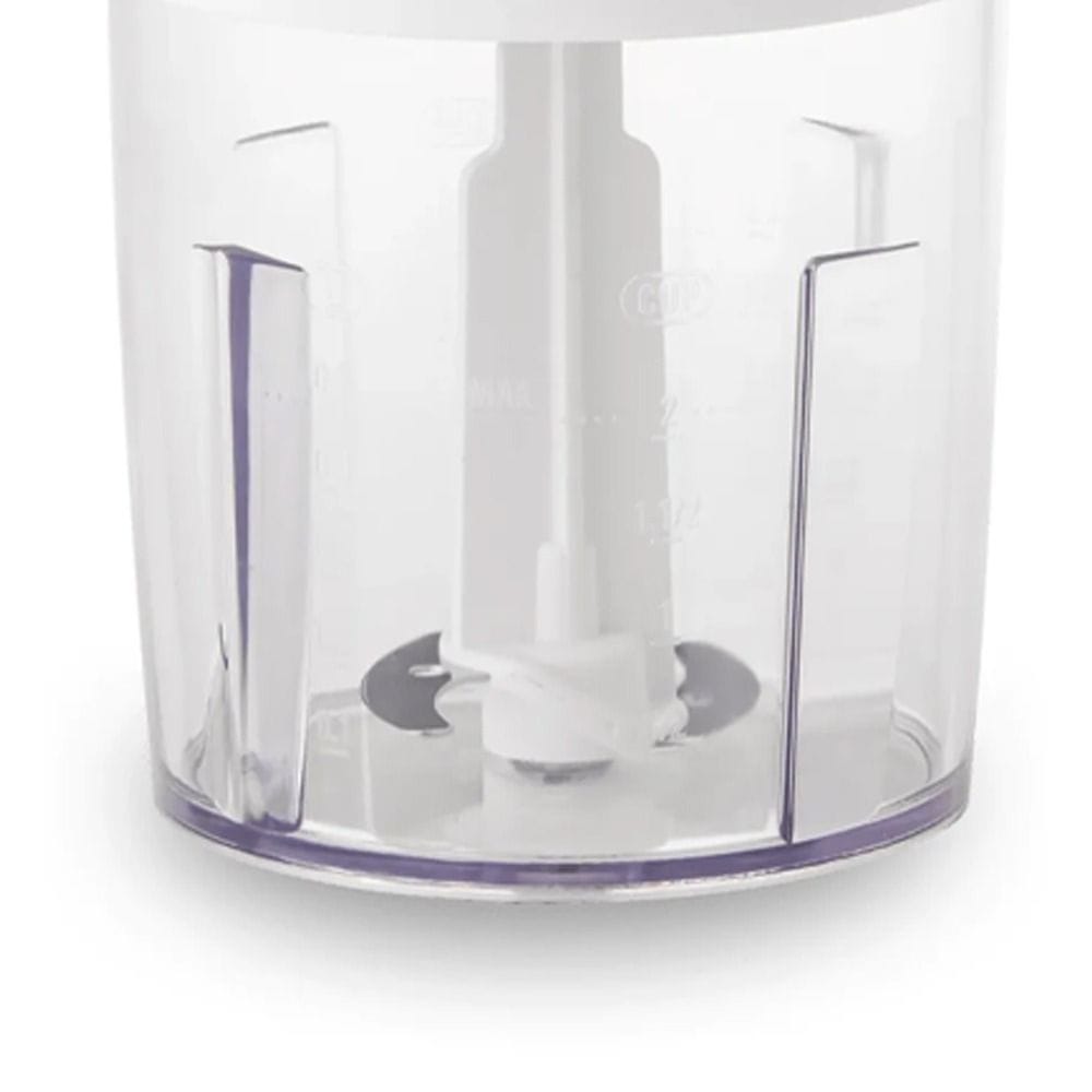 Moulinex Multi Moulinette 3 In 1 Mini Chopper 400W, 500ml Capacity, Intuitive 2-Speed Control, Stainless Steel Blades, Easy To Use - White - AT711161