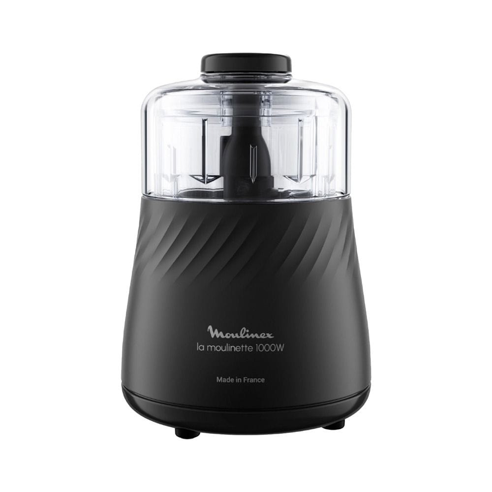 Moulinex La Moulinette Eco 4 In 1 Chopper 1000W, 500ml Capacity, Removable Knife, Eco-Design Chopper, Powerful Motor, Easy To Use - Black - DP712827