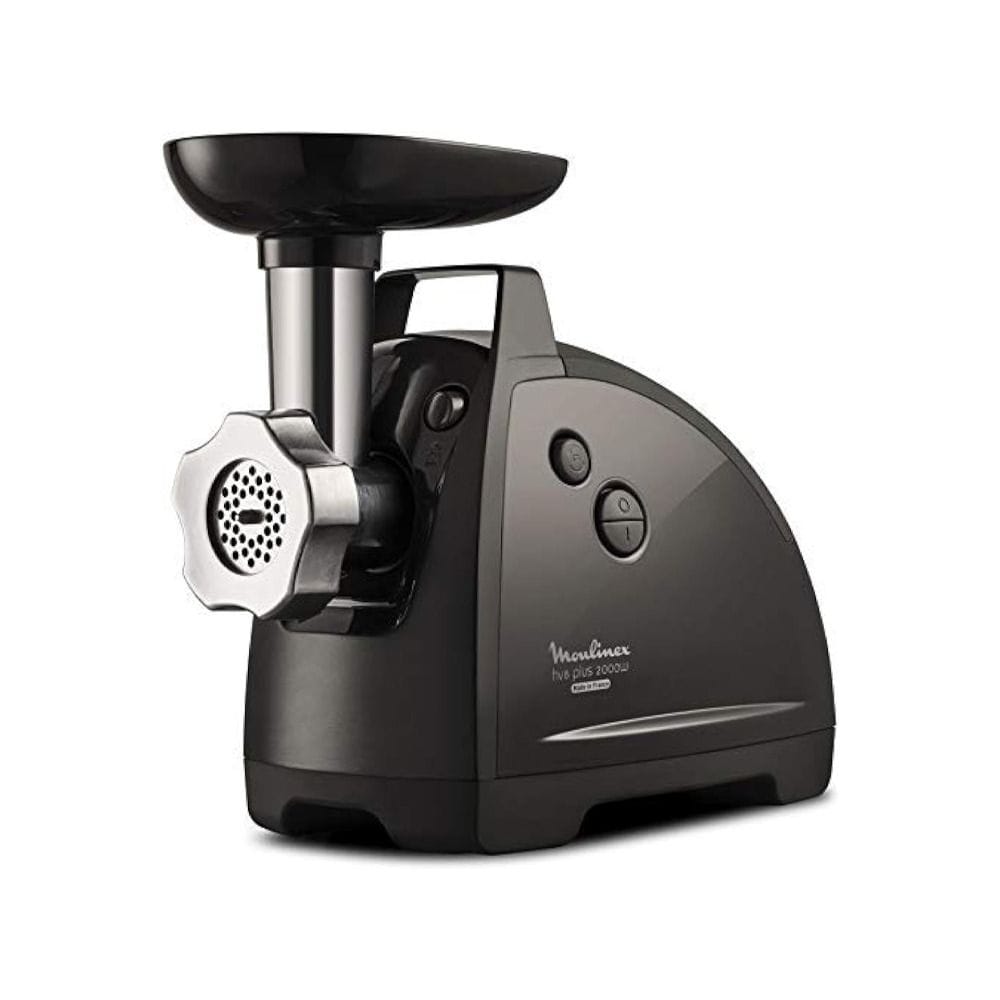 Moulinex HV8 Plus 4 In1 Meat Mincer 2000W, Stainless Steel, Versatile Functionality, Safe Reverse System, Easy To Use - Dark Grey - ME682827