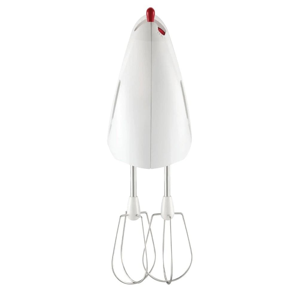 Moulinex Hand Mixer 200W, 2 Speed Setting, 2 Stainless Steel Whisks, Provides Quick Start And Stop Control, Designed For Mixing - White - HM250127