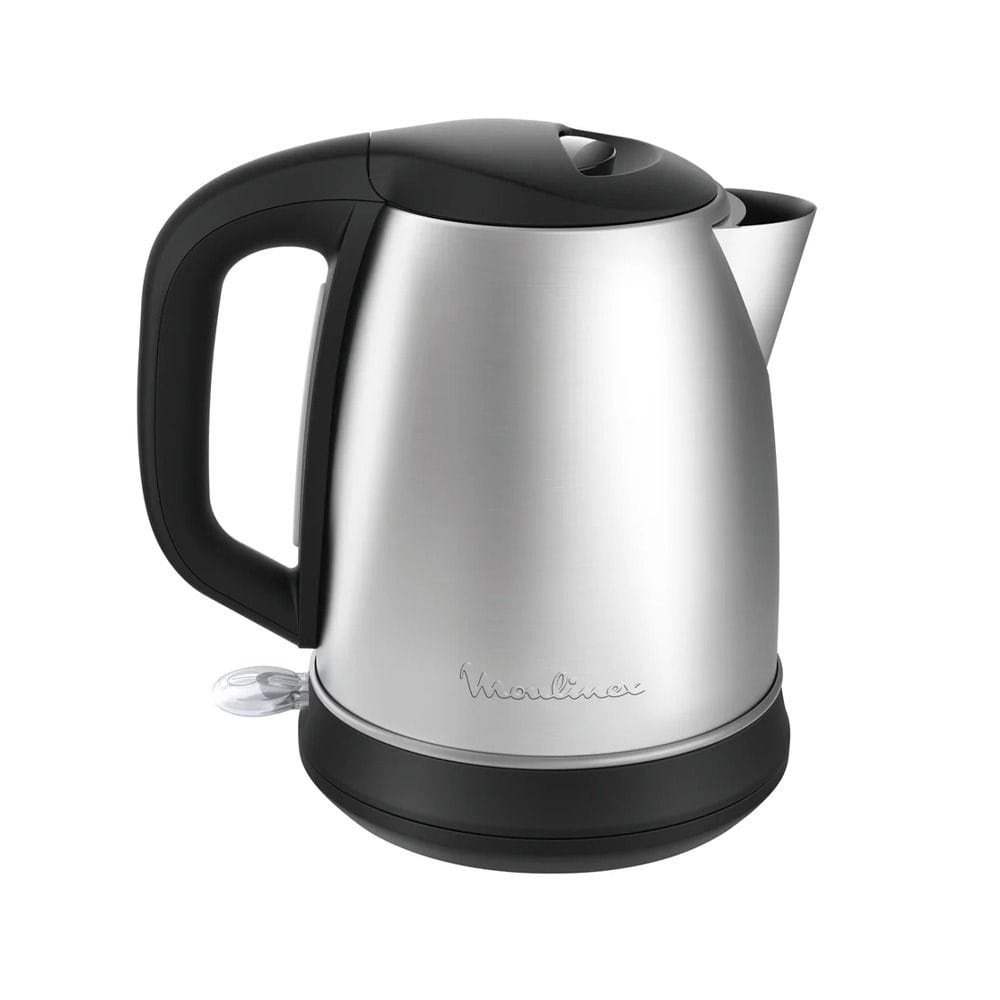 Moulinex Subito Select Electric Kettle 2400W, Capacity 1.7L, Removable Anti-scale Filter, 360° Rotational Base, Assisted Lid Opening - Silver - BY550D27