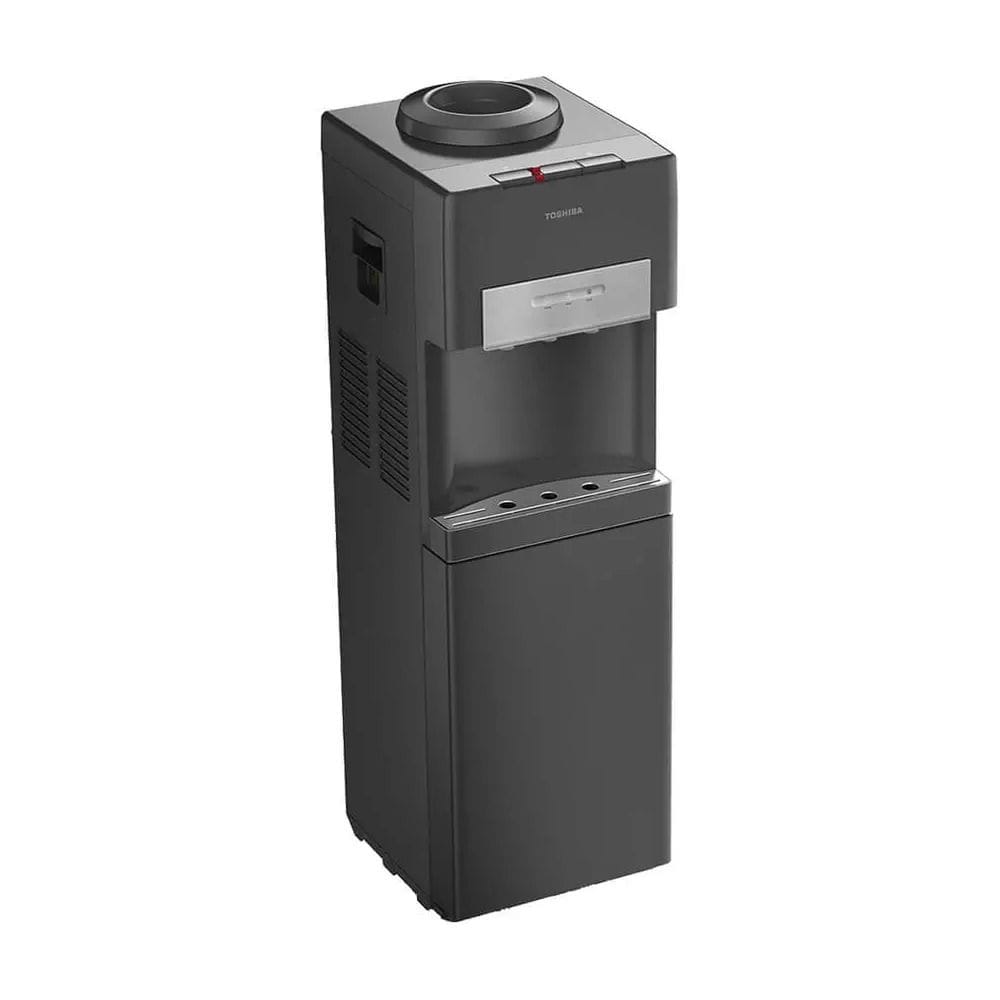 Toshiba Top Loading Electric Water Dispenser 2L, Screen Design, Temperatures Up To 3 Types, External Heating Technology - Black - RWF-W2034TG(K)