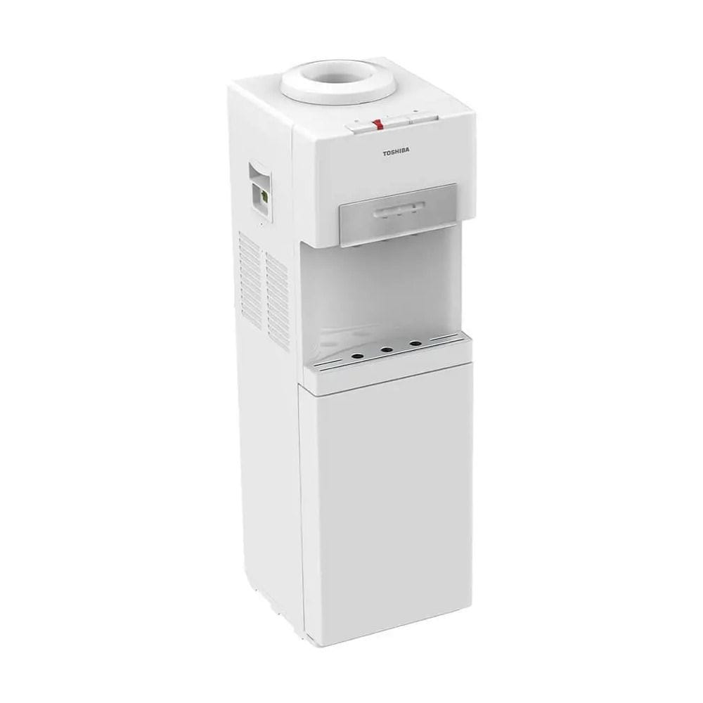 Toshiba Top Loading Electric Water Dispenser 2L, Screen Design, Temperatures Up To 3 Types, External Heating Technology - White - RWF-W2034TG(W)