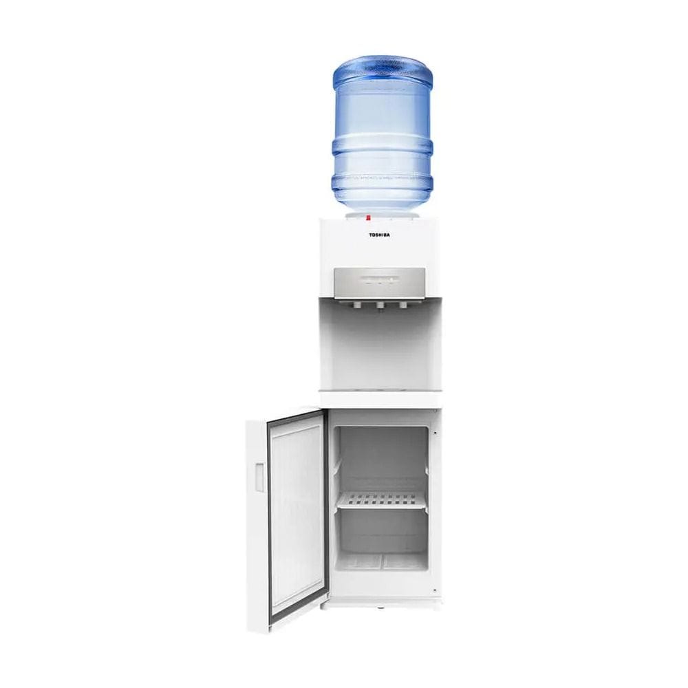 Toshiba Top Loading Electric Water Dispenser 2L, Screen Design, Temperatures Up To 3 Types, External Heating Technology - White - RWF-W2034TG(W)