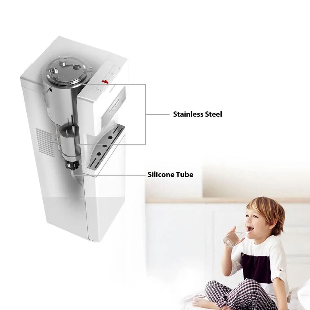 Toshiba Top Loading Electric Water Dispenser 2L, Screen Design, Temperatures Up To 3 Types, External Heating Technology - White - RWF-W2034TG(W)