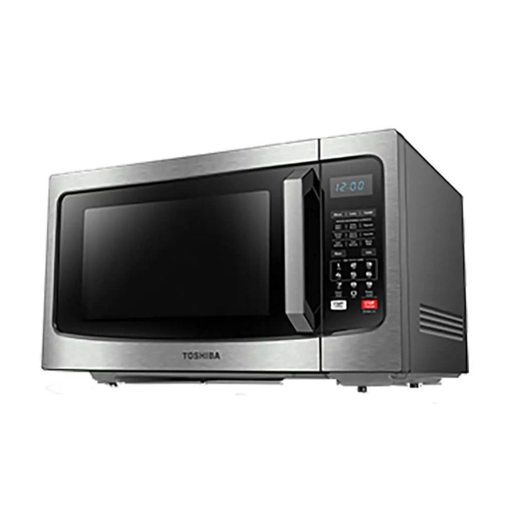 Toshiba Microwave Oven 1000W, 10 Auto Cook Menu, Grill Power 1100W, 11 Power Level, Multi-Cooking Function - Black - ML-EC42S(BS)