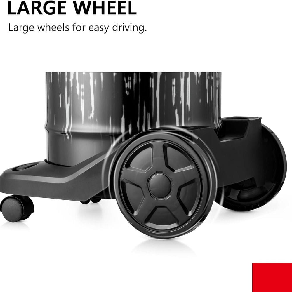 Toshiba Drum Type Vacuum Cleaner 2200W 22L, High Power Performance, Large Dust Capacity, Ergonomic And Adjustable Design - Black/Gray - VC-DR220ABF