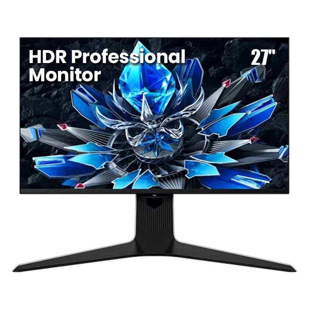 TCL HDR Professional Monitor 27 Inch, 240Hz Refresh Rate, Low Blue Light Mode, VESA Certificated Display HDR 1400 - Black - 27R73Q