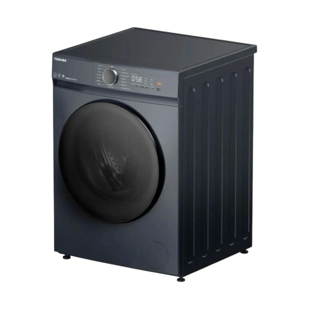 Toshiba Front Load Washer 9Kg, High Spin Performance, Versatile Wash Programs, Deep Cleaning via Nano Bubbles - Gray - TW-T21BU100UWB(MG)