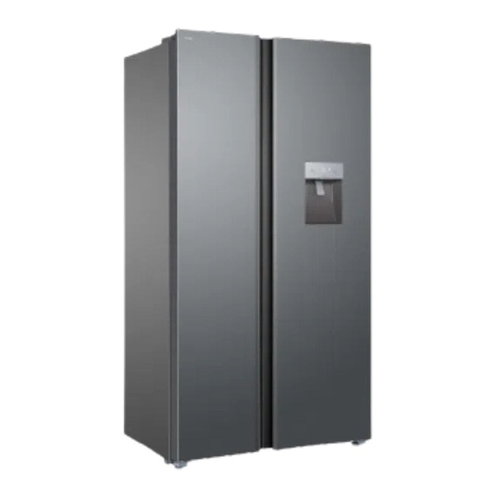 TCL Side By Side Refrigerator 631L, 2-Door Configuration, Standard Power Supply Compatibility, 694.96 kWh Energy Consumption - Silver - P790SBSNWD