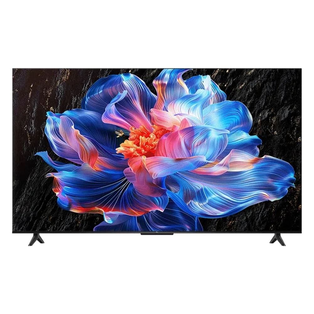 تلفزيون TCL بدقة 4K HDR مقاس 55 بوصة، معالج AiPQ، تصميم معدني بدون حواف، صوت Dolby غامر، تأخير إدخال منخفض واستجابة سريعة – أسود – 55P6K