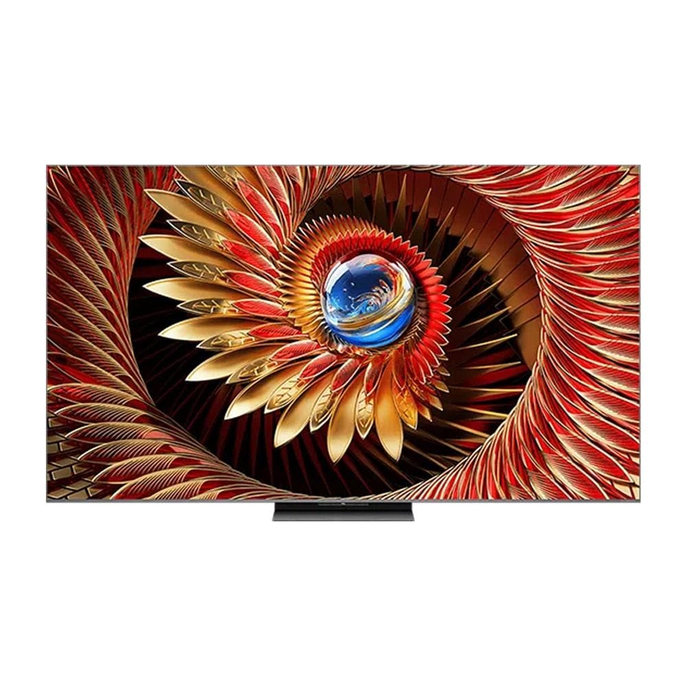 TCL 65 Inch Ultra HD 4K Premium Quad-Mini LED Smart TV, 144Hz Native Refresh Rate, HDR Brightness Up To 5000 Nits, AI-Powered Performance - Black - 65C8K