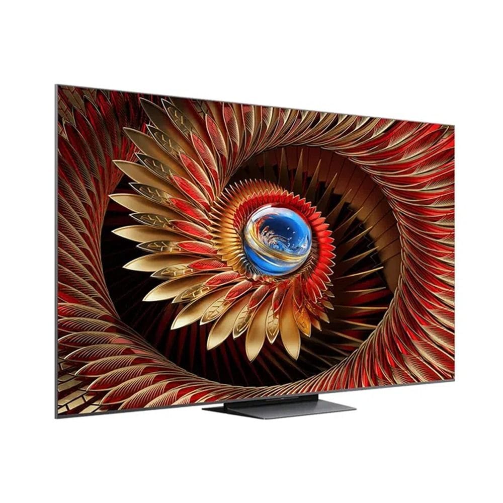 TCL 65 Inch Ultra HD 4K Premium Quad-Mini LED Smart TV, 144Hz Native Refresh Rate, HDR Brightness Up To 5000 Nits, AI-Powered Performance - Black - 65C8K