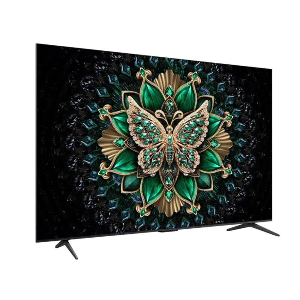 TCL 85 Inch Ultra HD 4K Premium Quad-Mini LED Smart TV, 144Hz Native Refresh Rate, High HDR Brightness, Ultra-High-Performance Display - Black - 85C6K
