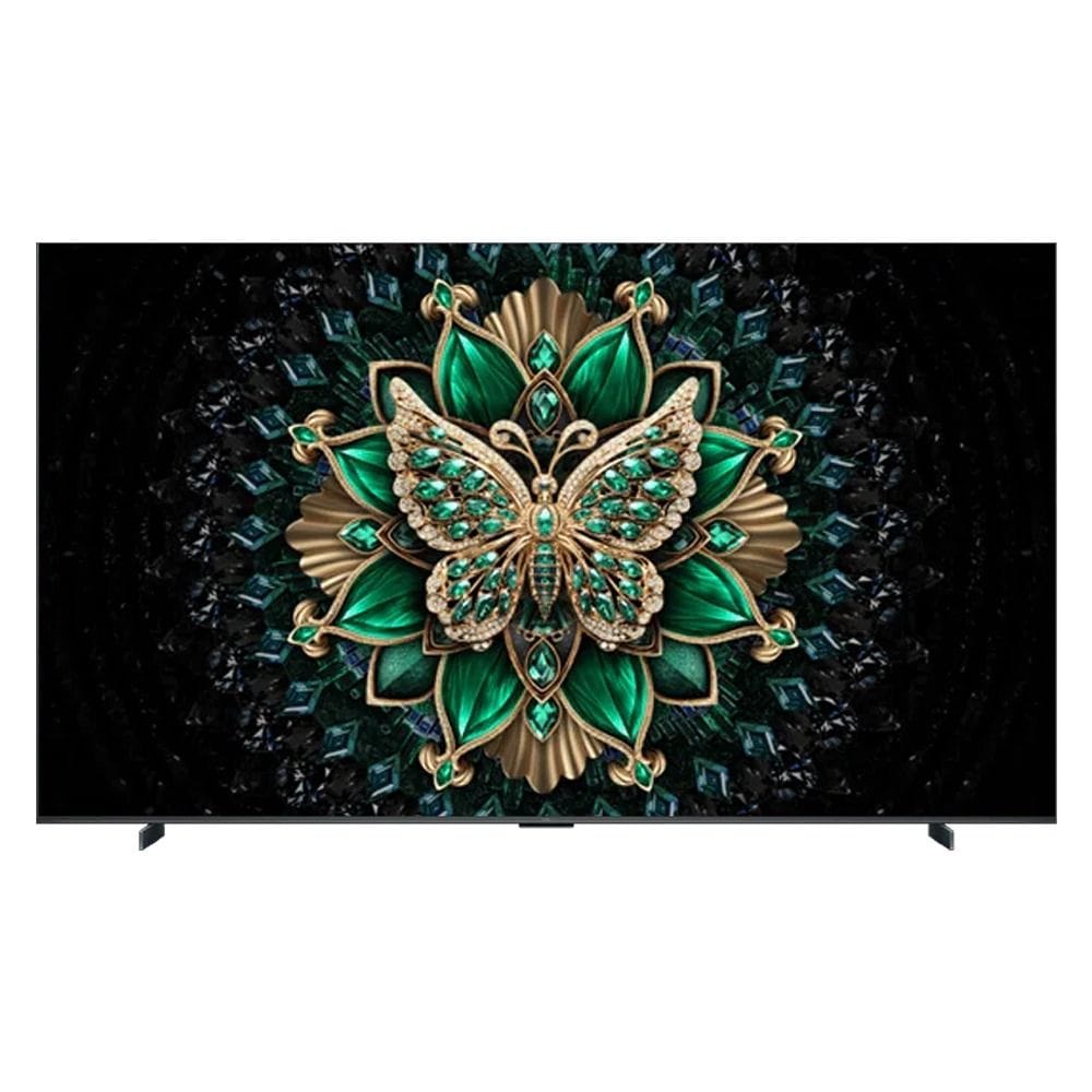 TCL 98 Inch Ultra HD 4K Premium Quad-Mini LED Smart TV, Precise Dimming Series Up To 512 Zones, High HDR Brightness, 144Hz Native Refresh Rate - Black - 98C6K