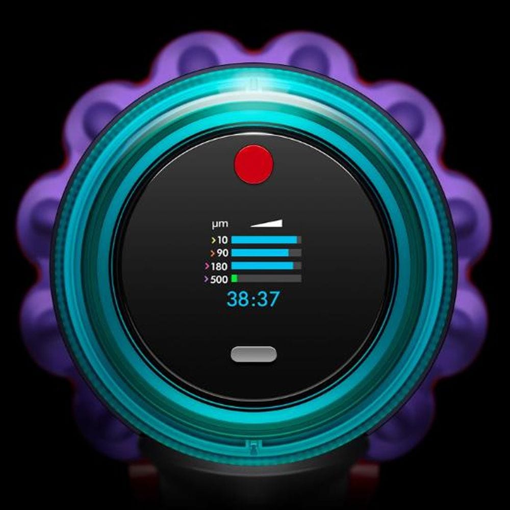 Dyson Gen5 Detect Absolute Cordless Vacuum Cleaner – 70 Min Runtime, Fluffy Optic Cleaner Head, HEPA Filtration Powerful Suction | Iron/Purple - SV23