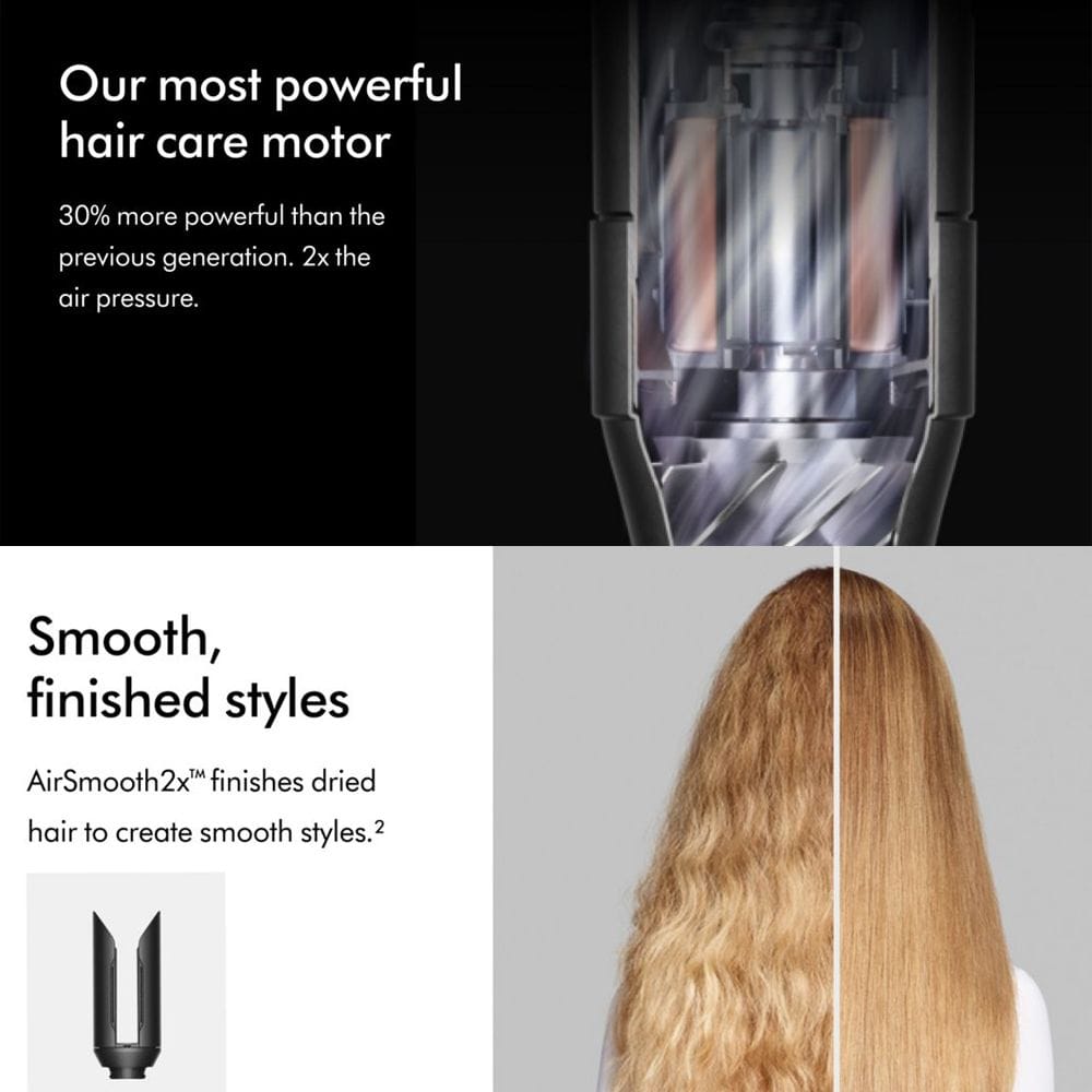 Dyson Airwrap HS09 Co-anda 2x Multi-Styler & Dryer with 6 Styling Modes, 7 Attachments, Co-anda Curling Barrels & No Heat Damage | Ceramic Pink/Rose Gold
