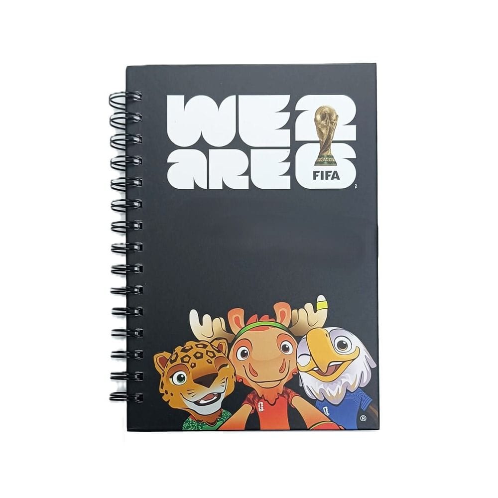 FIFA World Cup 2026 Official Licensed Product | FWC 2026 Mascot Range Spiral Notebook|F26-2105-003AS