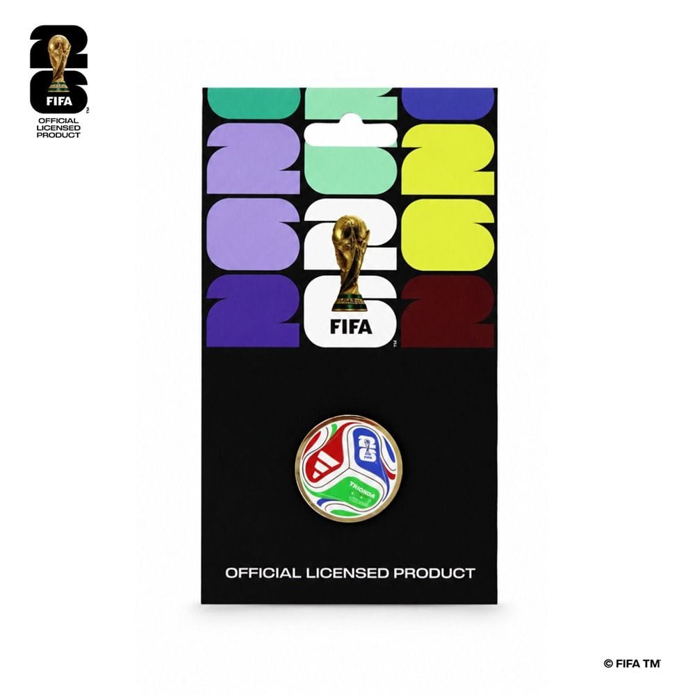 FIFA World Cup 2026 Official Licensed Product | Pin Badge, Backing Card|FWC26_MBPB