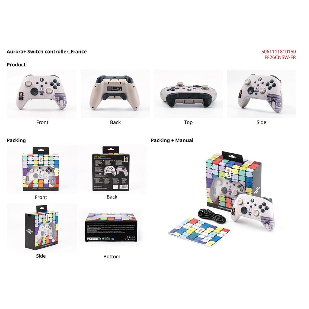 FIFA World Cup 2026 Official Licensed Product | Gaming Controller|FF26CNSW-FR